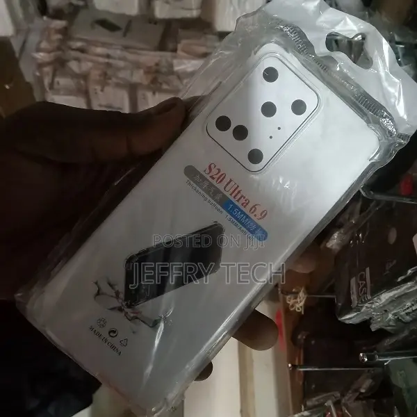 Samsung Galaxy S20 Ultra Clear Case - Silicone Gel TPU Flexi