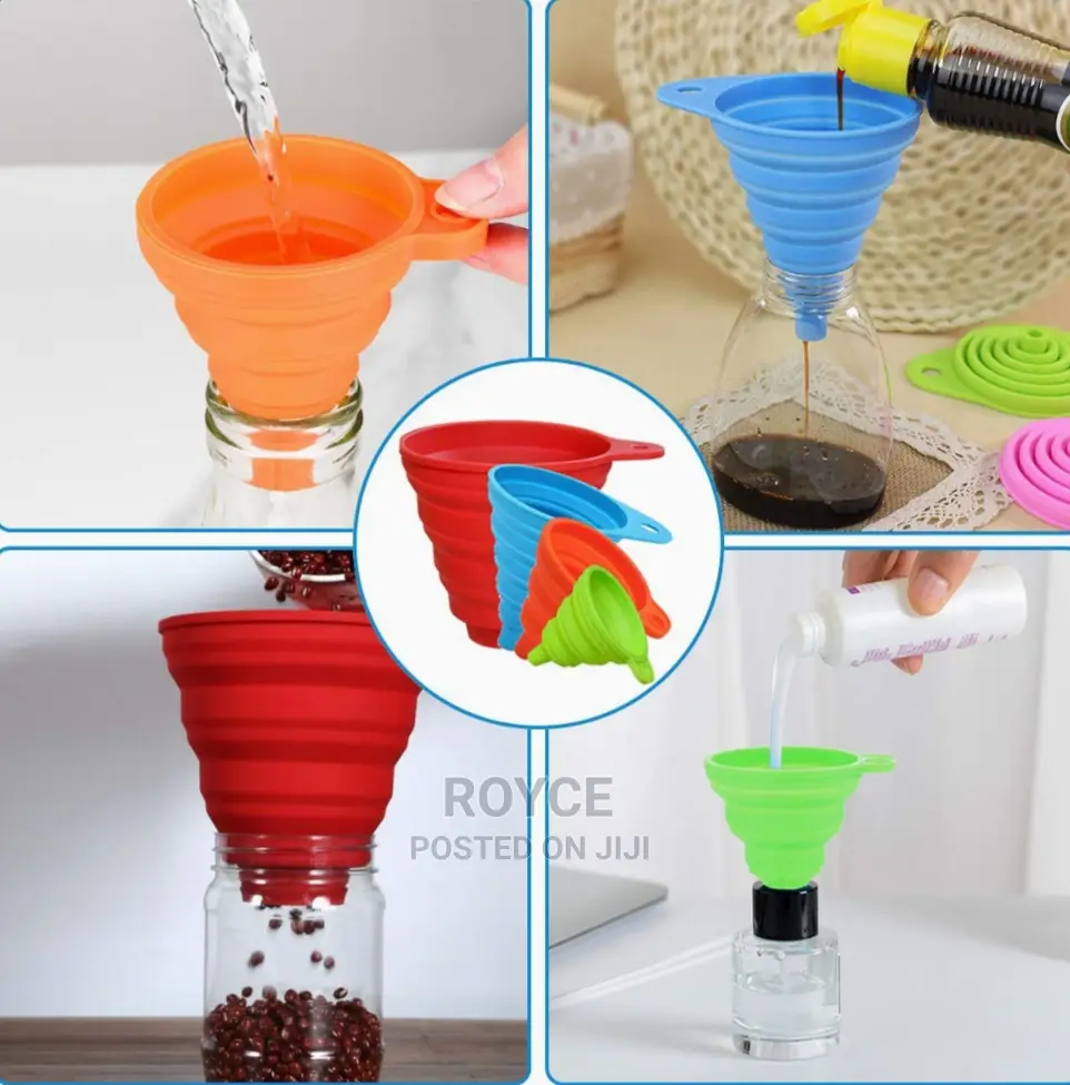 4pcs Collapsible Funnel Set