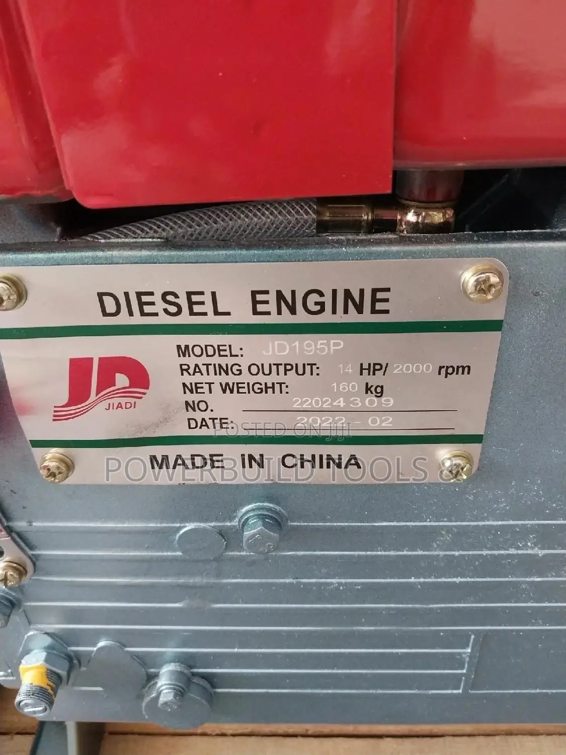 Jiadi 14hp Diesel Engine