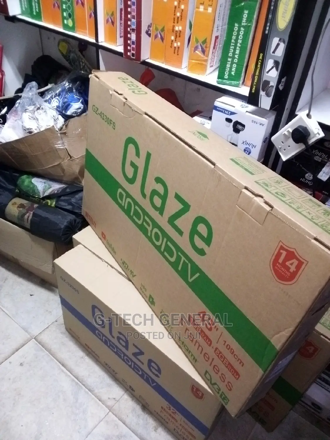 Frameless 43inch Glaze Tv