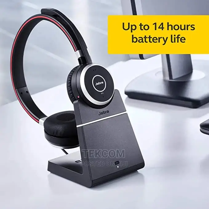 Jabra Evolve 65 MS Stereo Wireless Headset With Charging Sta