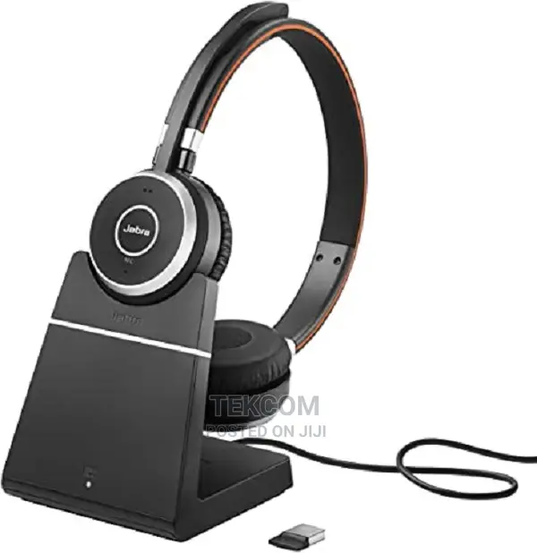 Jabra Evolve 65 MS Stereo Wireless Headset With Charging Sta