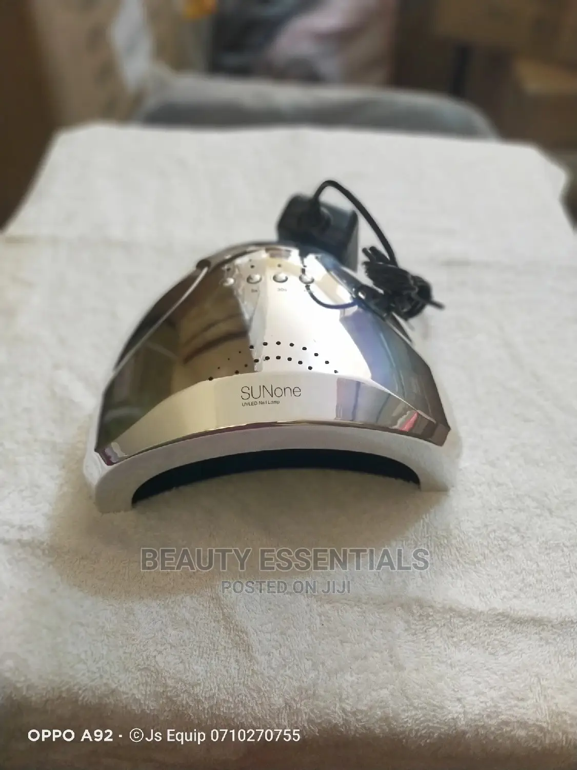 Sunone Gel Lamp Silver