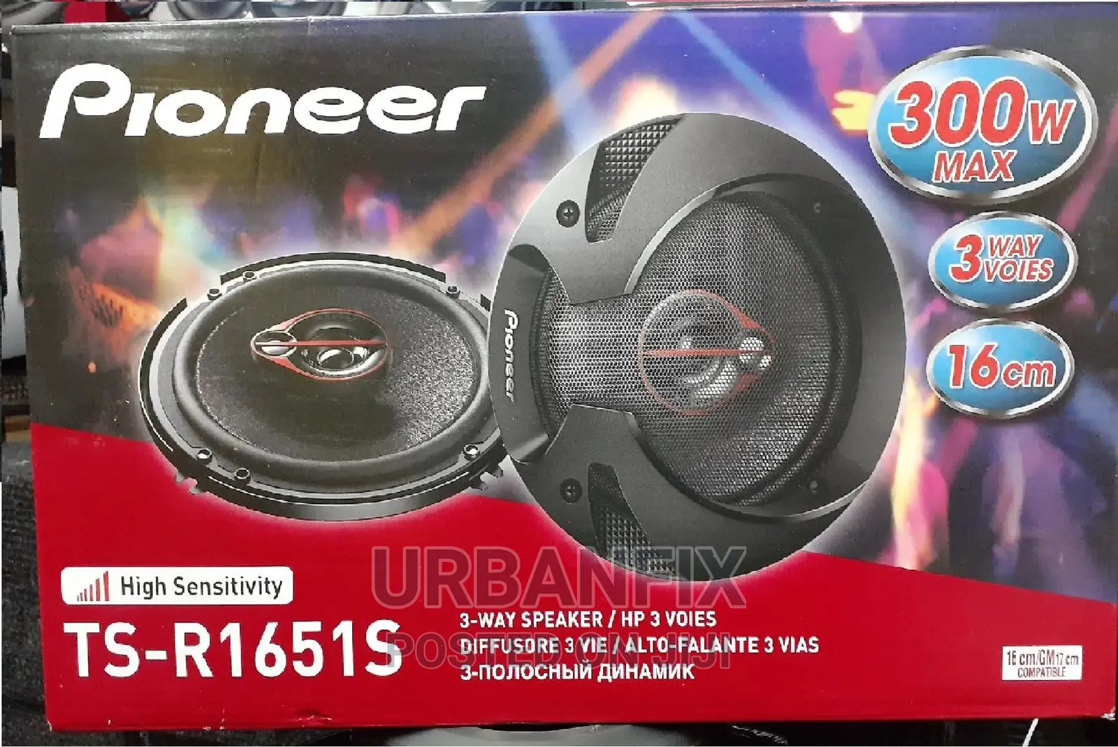 Pioneer 6 Inch 300 Watts Round Speakers