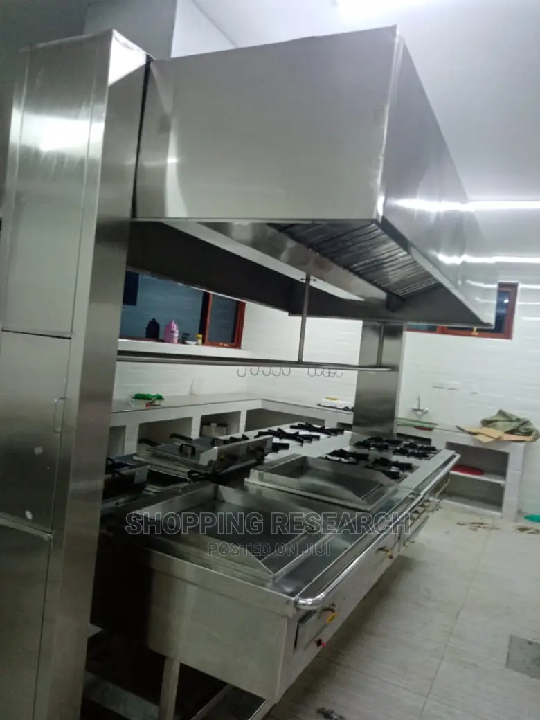 Stainless Steel Kitchen Hood Heavy-duty Commercial Type