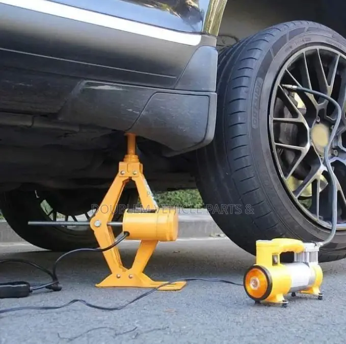 Tyre Inflator and Hydraulic Jack