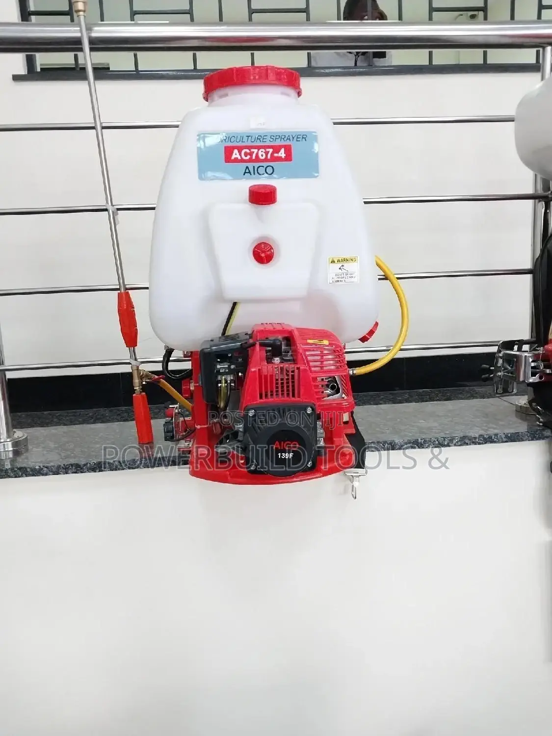 Aico 4 Stroke Knapsack Sprayer.