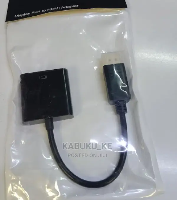 Displayport to HDMI Adapter Cable Black
