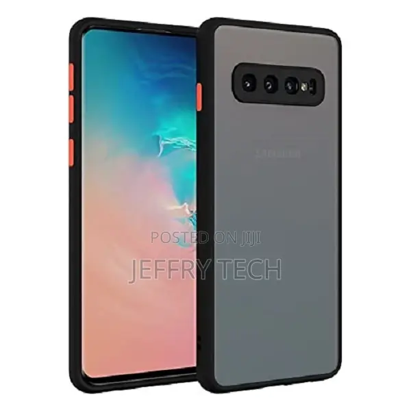 Matte Case Cover for Samsung Galaxy S10 - Black