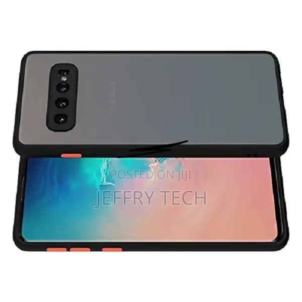 Matte Case Cover for Samsung Galaxy S10 - Black