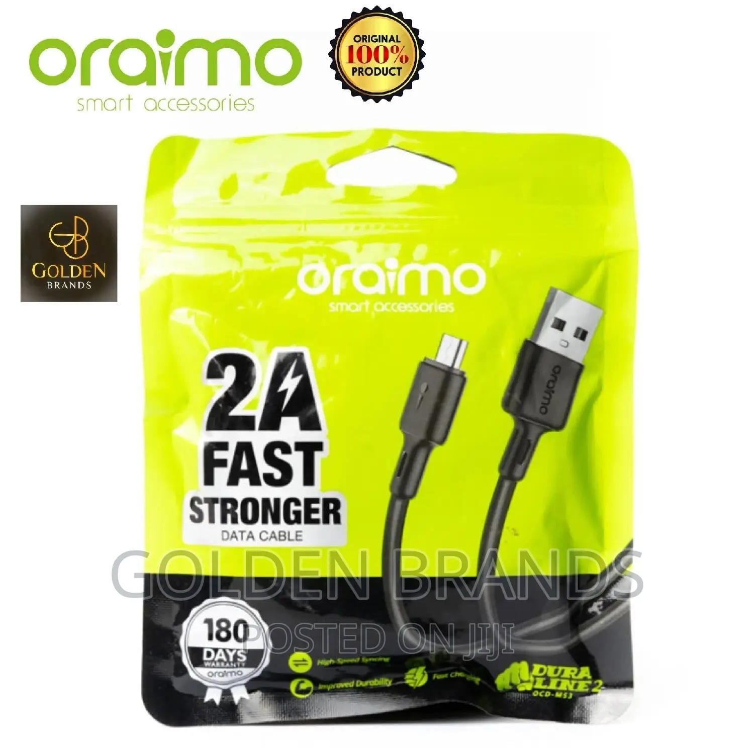 Oraimo Micro USB Fast Charge Cable + Data Cable