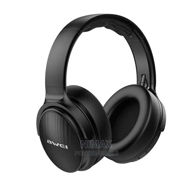 Awei Foldable Bluetooth-Compatible 5.0 Stereo Deep-Black