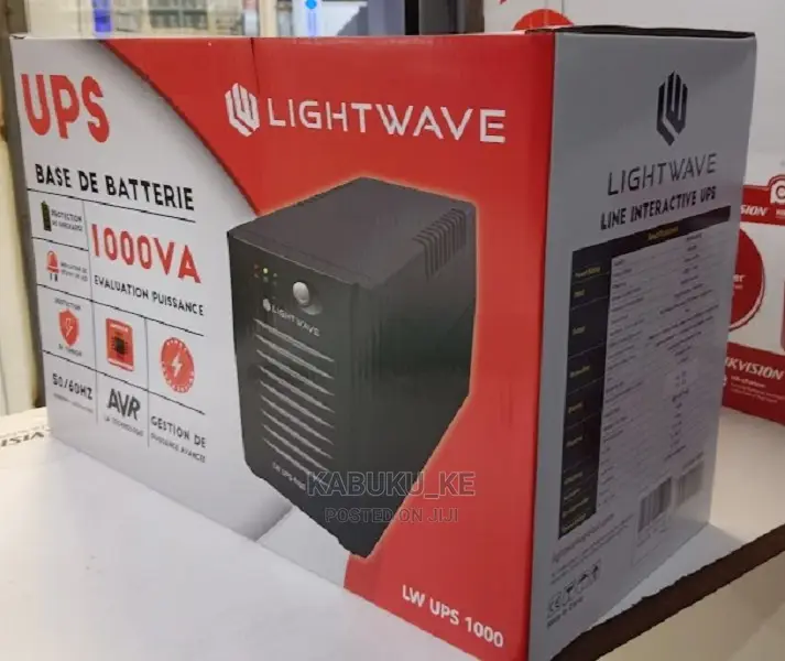 Light Wave LW UPS 1000VA 3 Pin