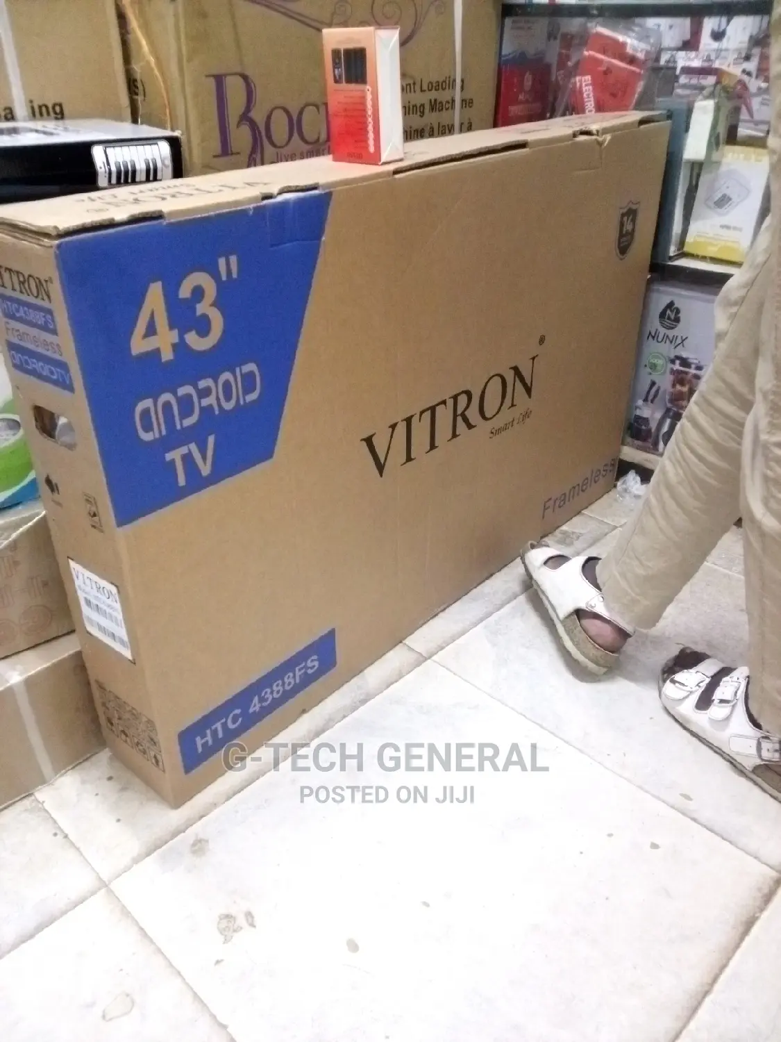 Vitron 43" Inch Smart Android Tv Frameless