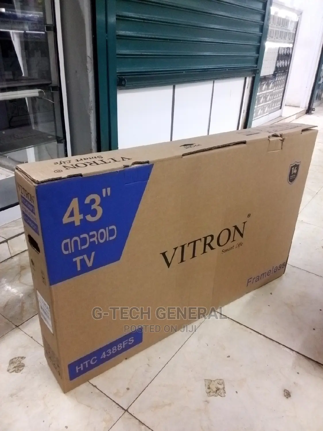 Vitron 43" Inch Smart Android Tv Frameless