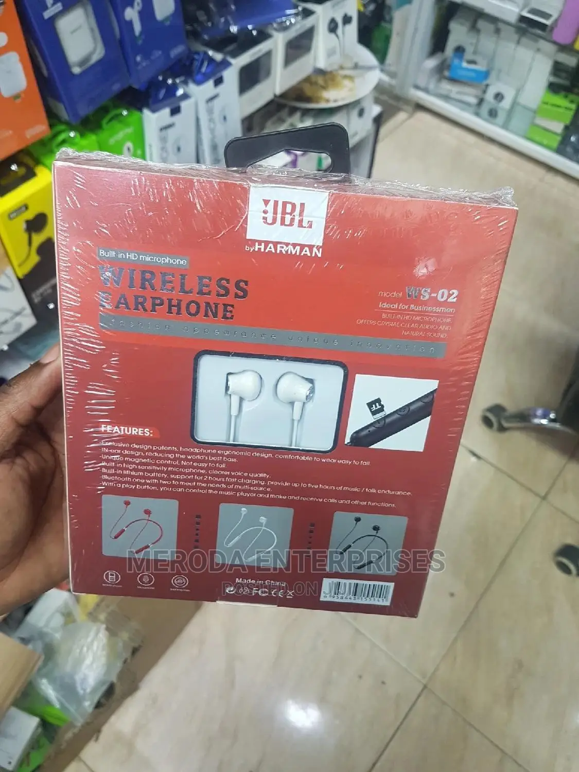 Jbl Wireless Headphones Ws-02