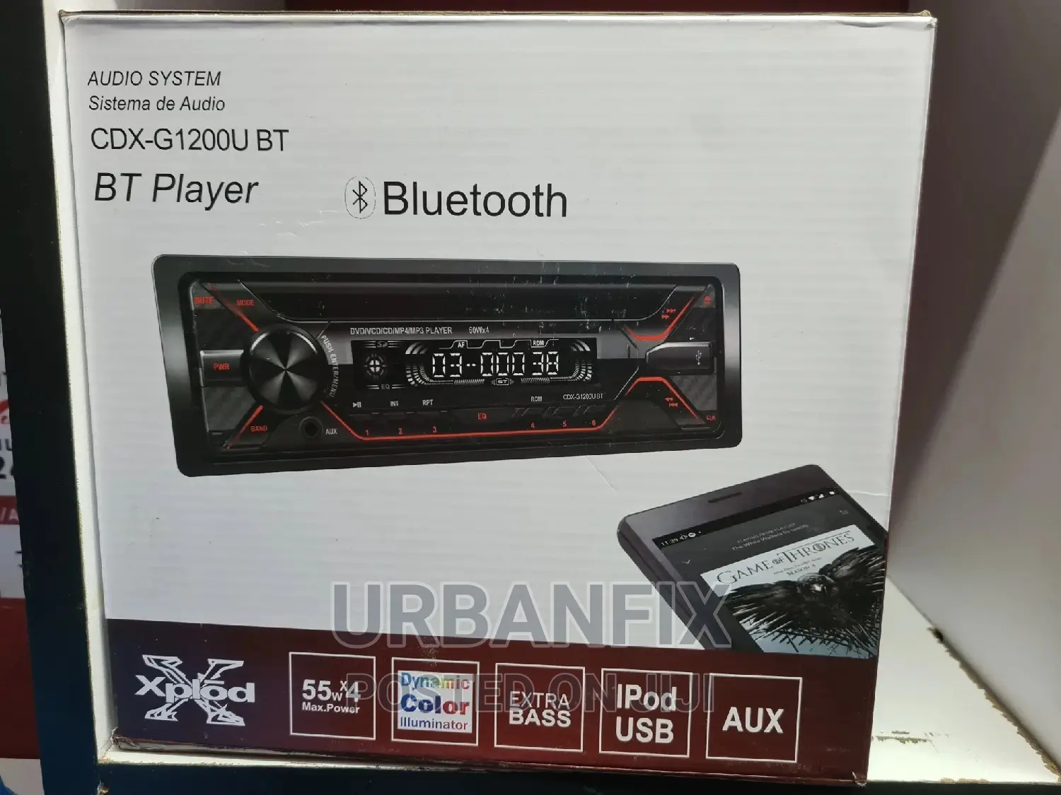 Sony Car Radio With Bluetooth ,Cd, Dvd, Fm, Usb