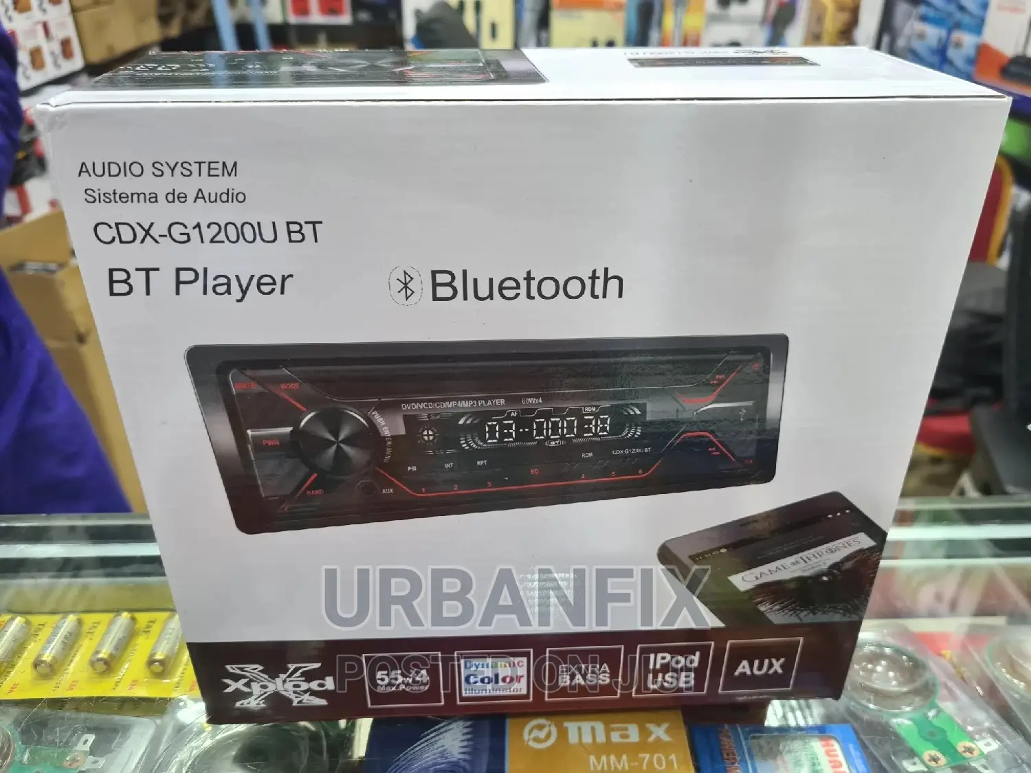 Sony CDX-1200U Car Radio With Bluetooth, Fm, Usb, Cd, Dvd