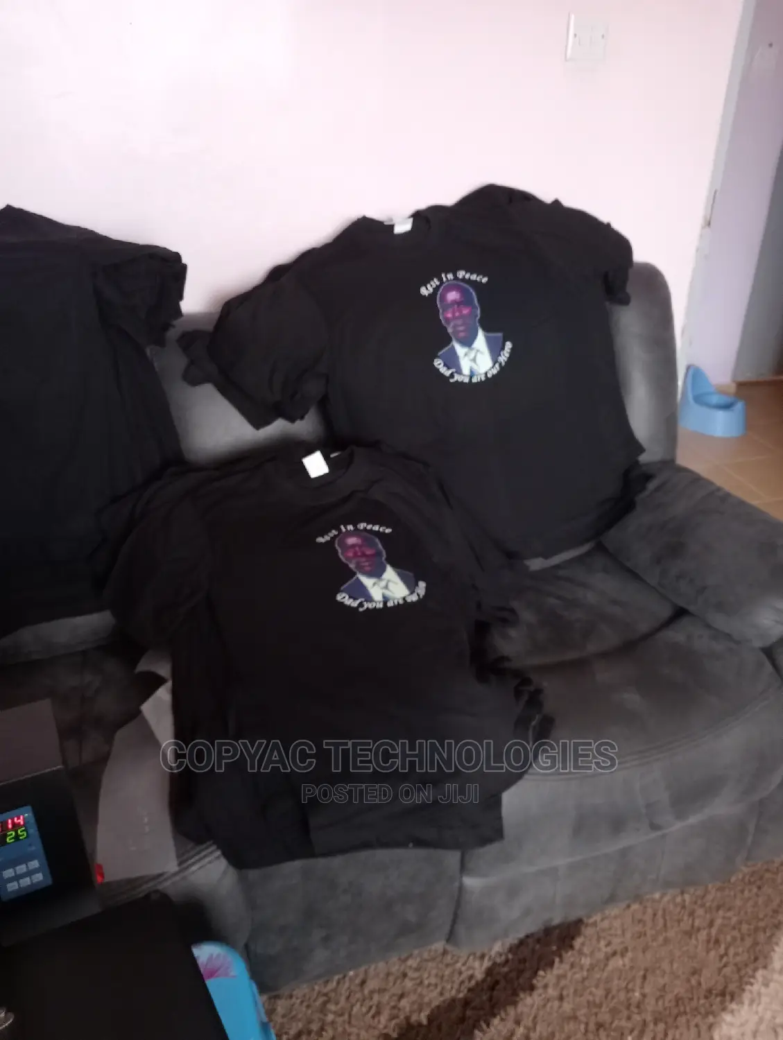 Black Offers on Funeral Tishirts Printing