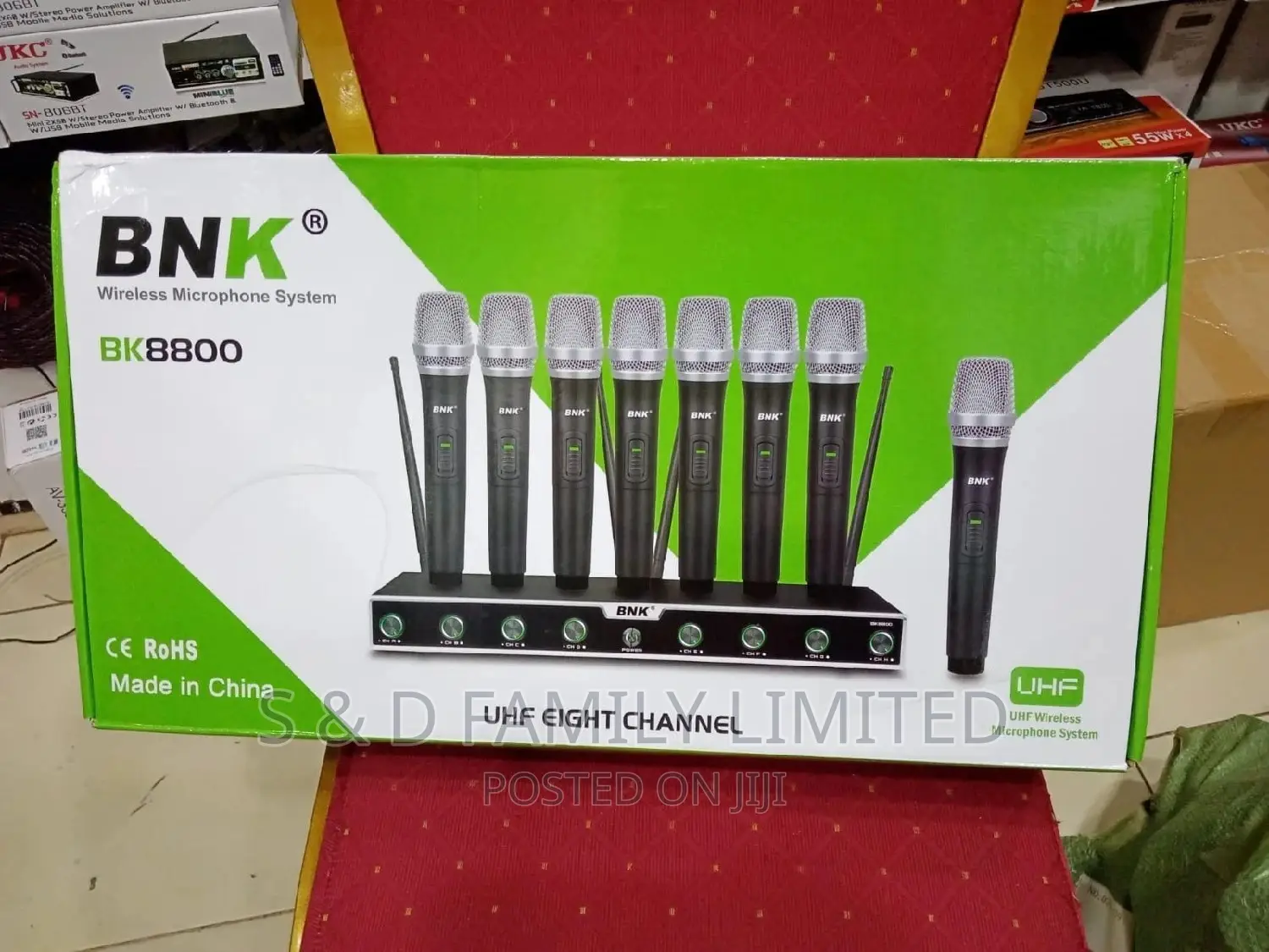 BNK BK8800 8 in 1 Wireless Microphone