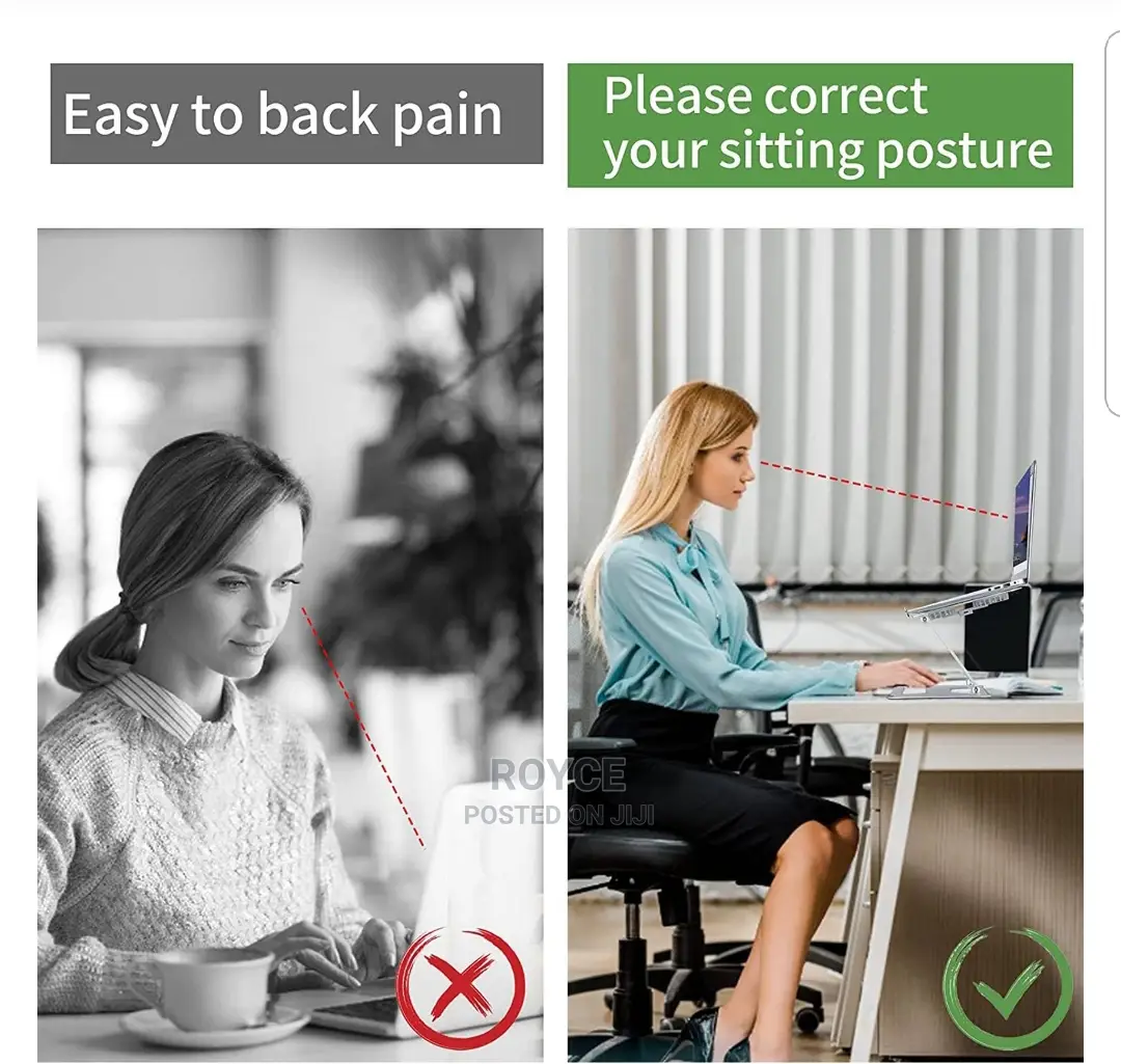 Aluminium Alloy Laptop Stand With 2 Fans