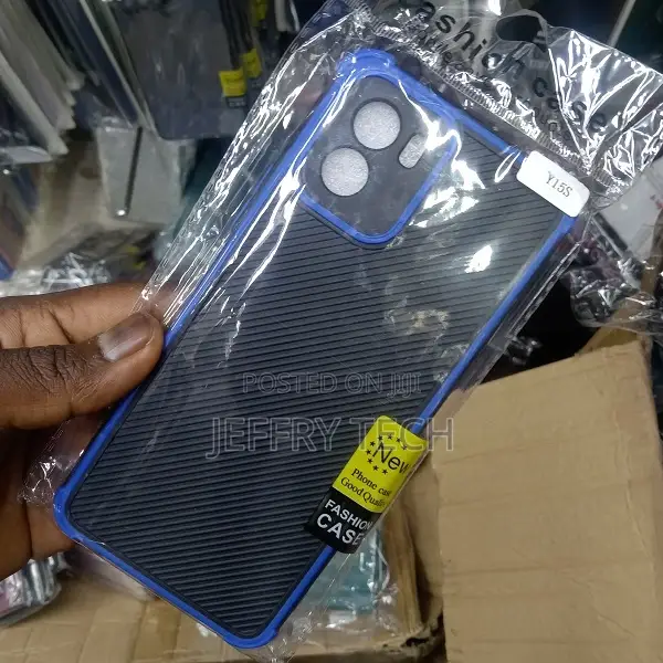 Carbon Fiber Back Case Cover for Vivo Y15s