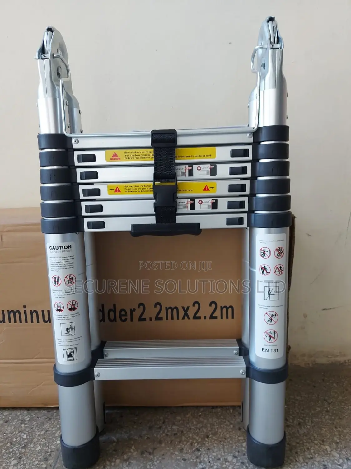 Aluminium Double Telescopic Ladder 4.4meters