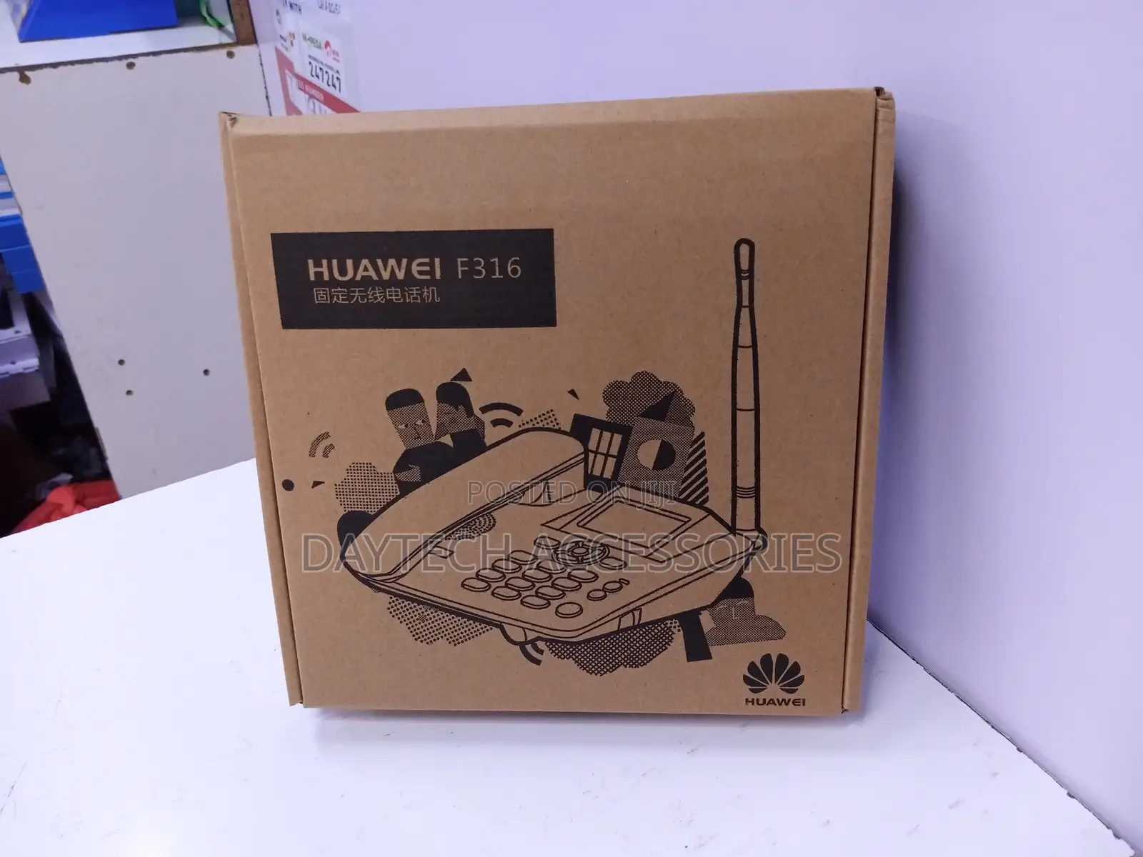 Huawei F316 Land-Line Table Featured Phone Model With 3g/4g