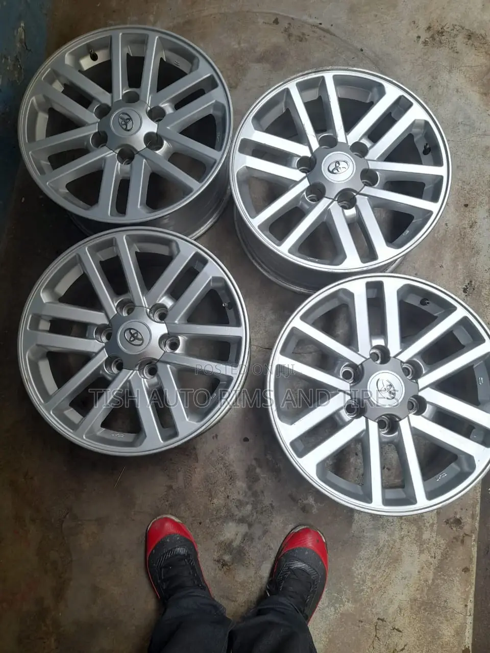 Original 17 Inch Rims Set for Hilux/Prado/Fortuner