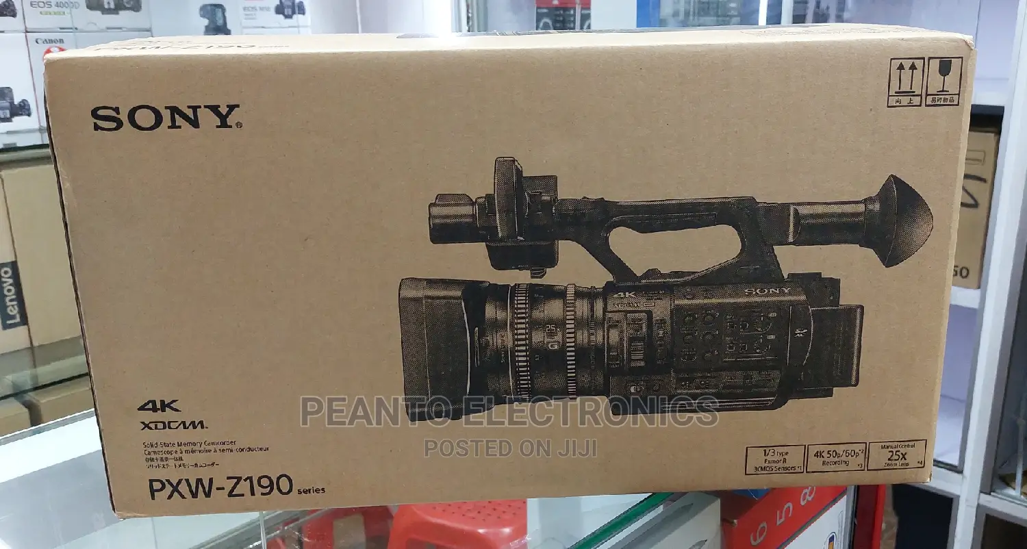 Sony PXW-Z190 3-Cmos 1/3′′ Sensor XDCAM Camcorder