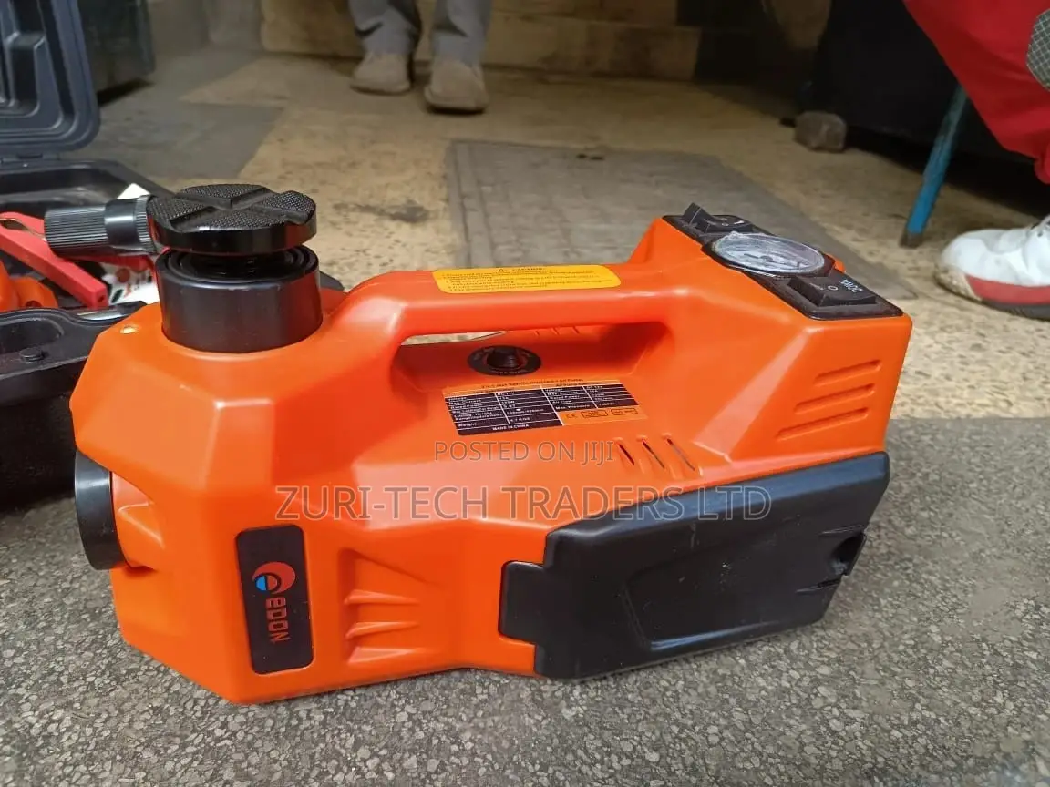 Electric Car Jack With Tyre Inflator And Wrench