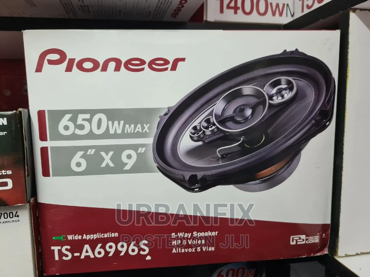 Pioneer 650 Watts Oval Midrange Speakers