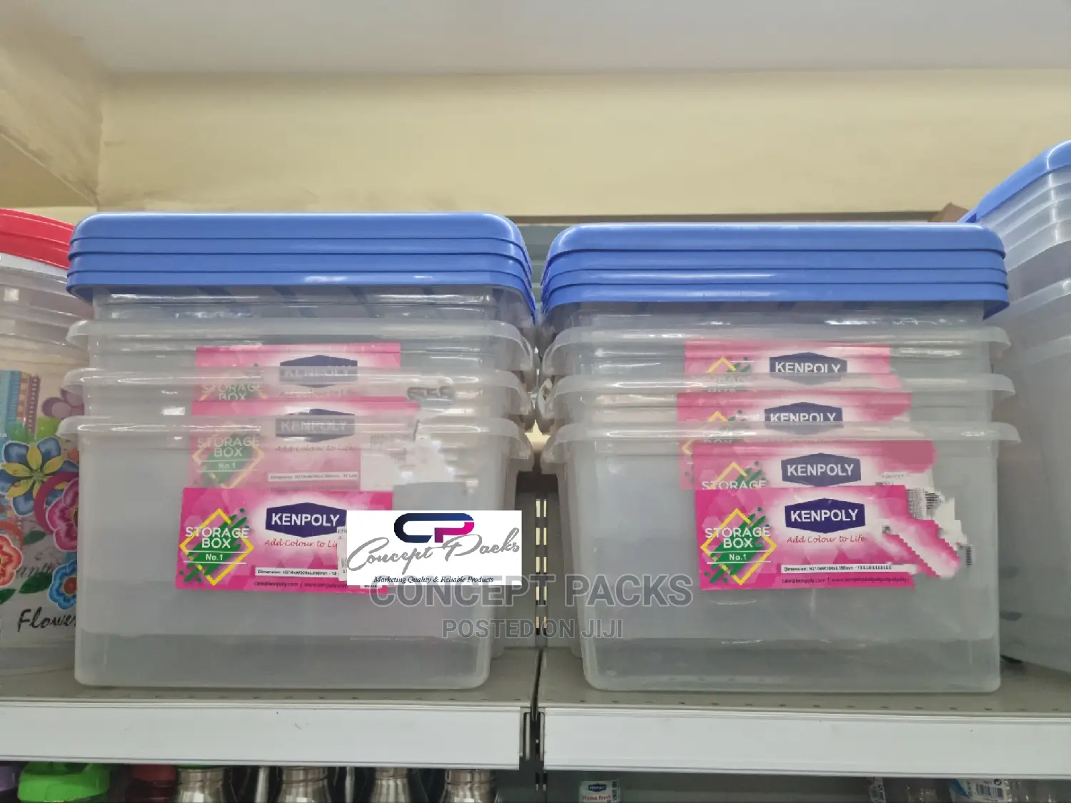 18ltrs Plastic Storage Boxes/ Containers No. 1