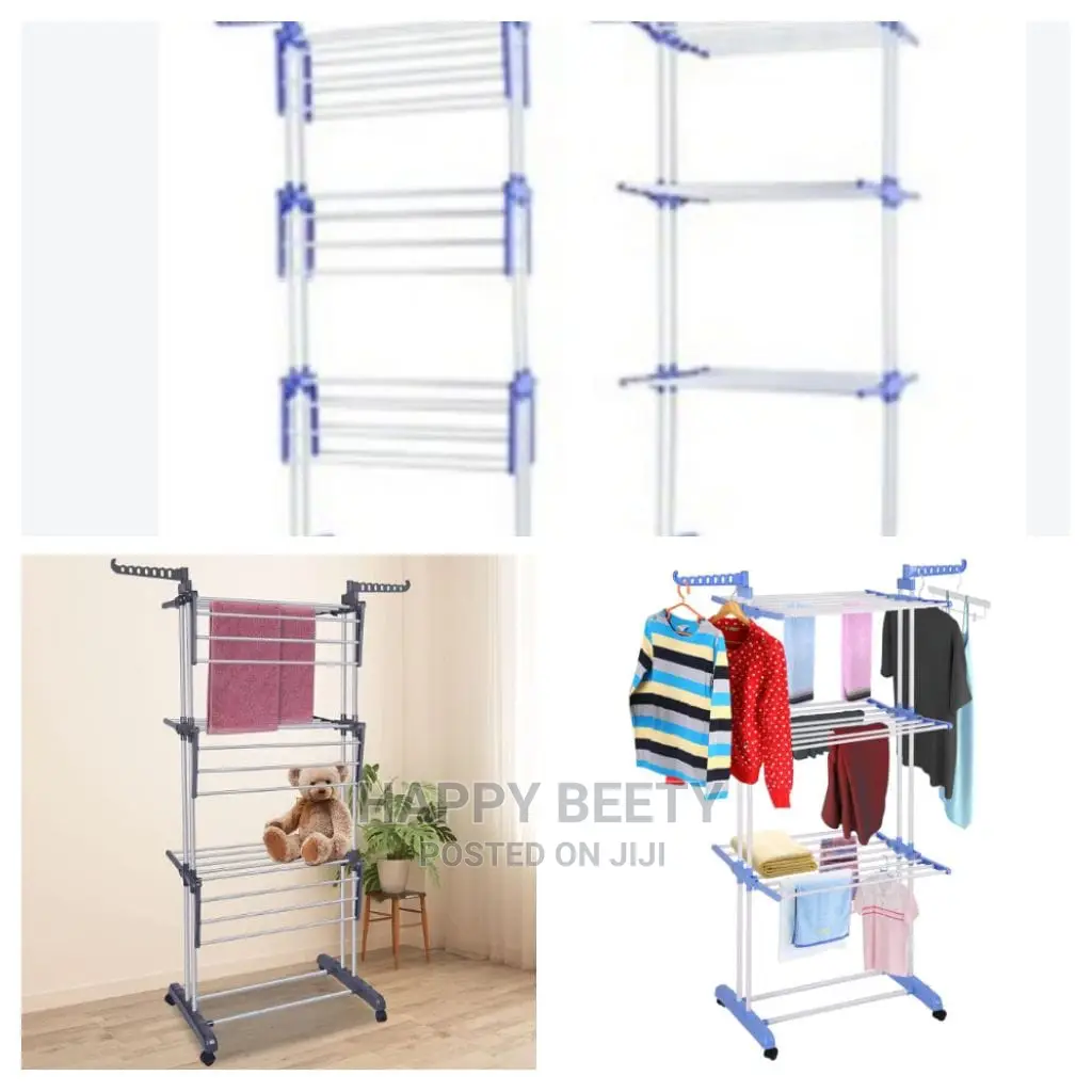 Three Layer Laundry Drying Rack