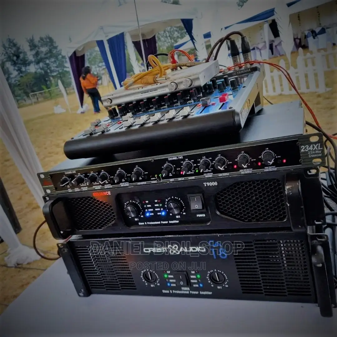 Complete Amplifier PA System +Mic+ Mixer