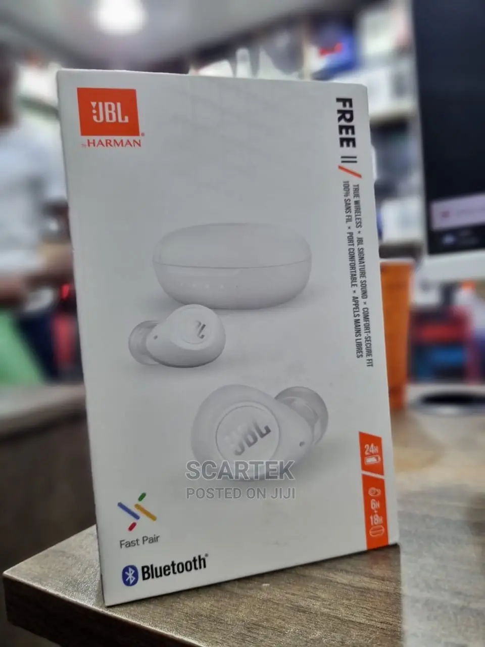 JBL Harman Free II Headphones (White)