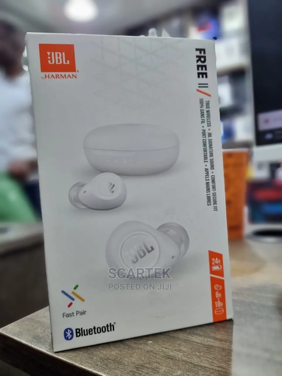 JBL Harman Free II Headphones (White)