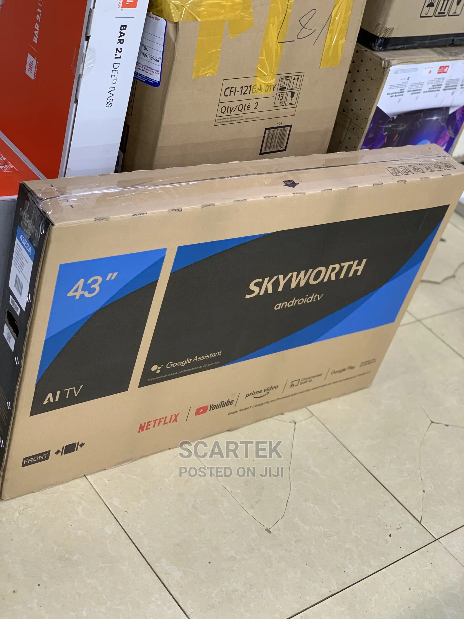 43’’ Android Tv by Skyworth (New)