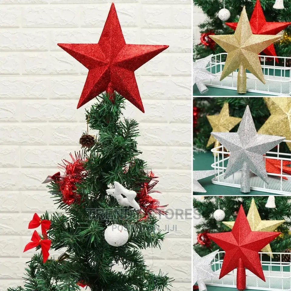Big Red Star Christmas Decoration