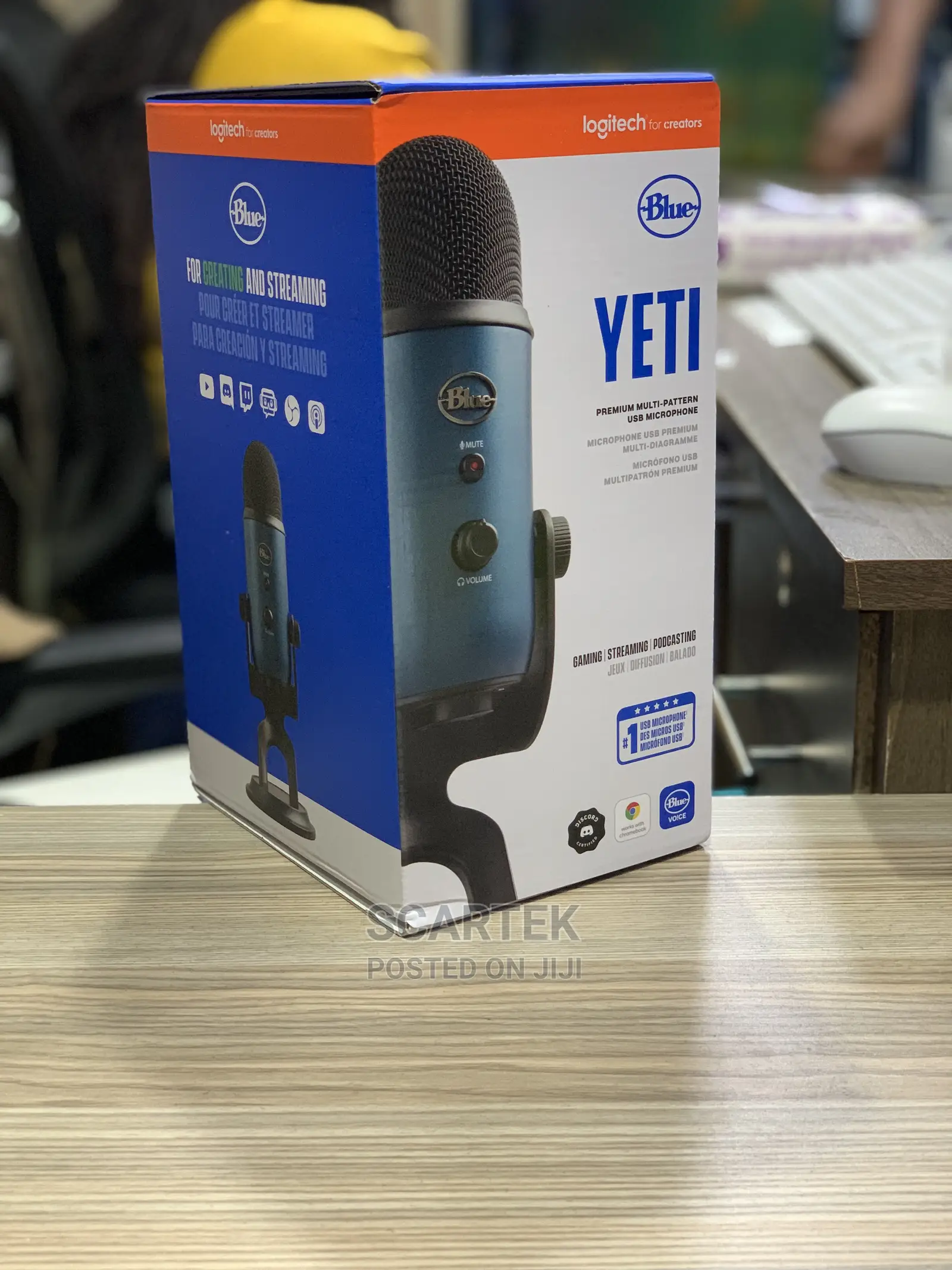 Podcast Microphone for Blue Yetti (Blue)