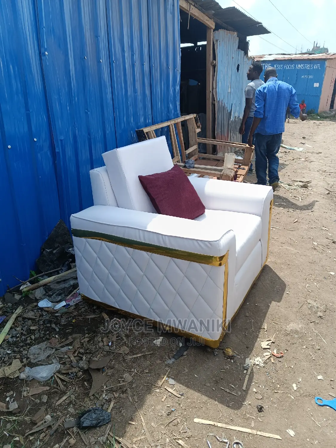 Original Leather Single Sofa