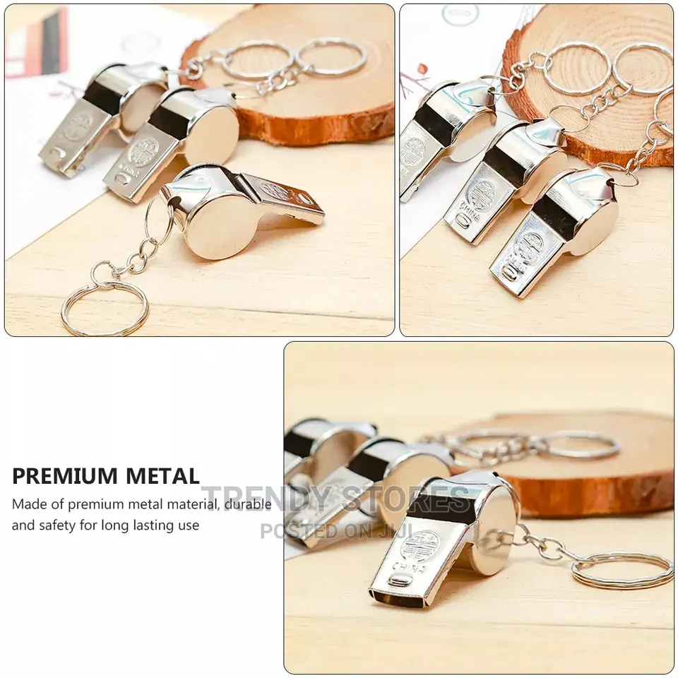 Football Metallic Referee Whistle