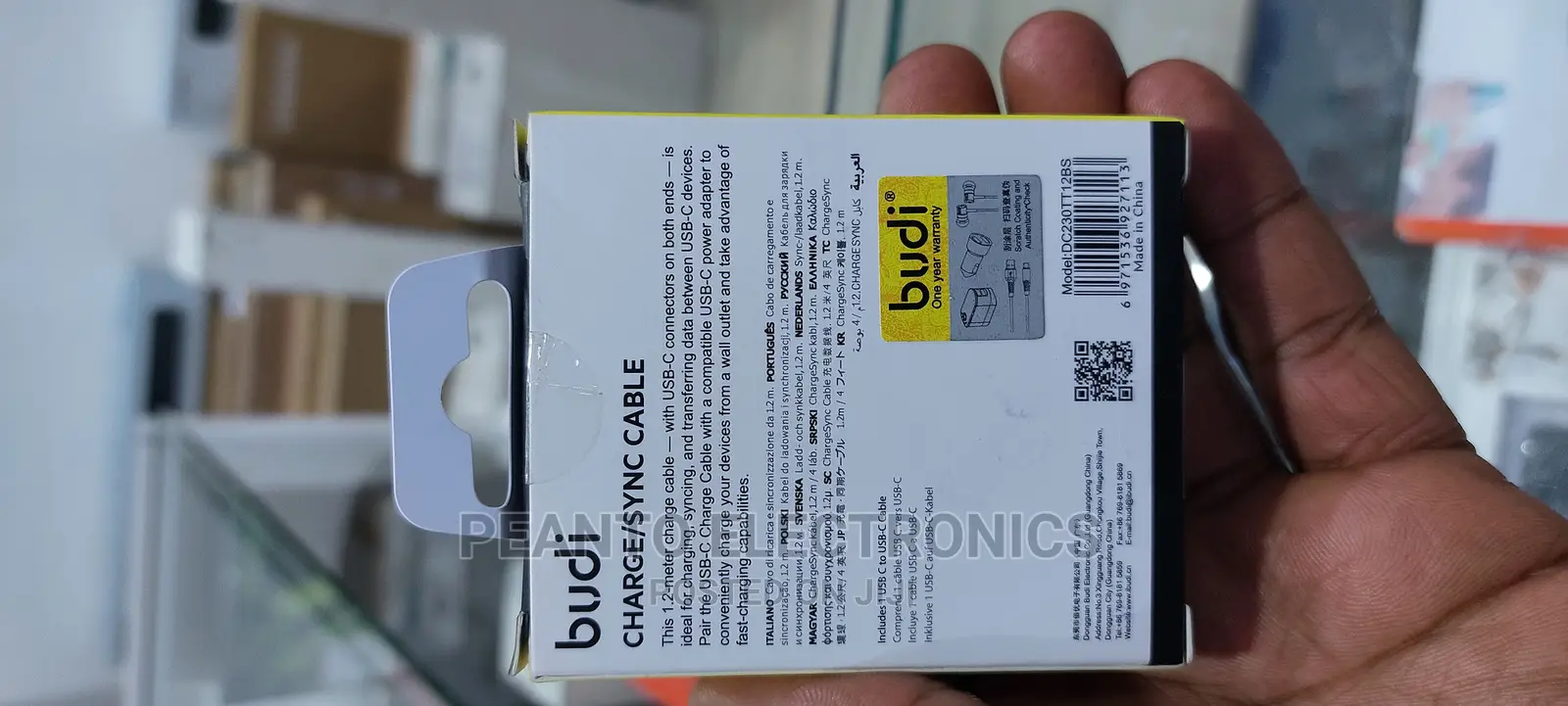 Budi USB Type-C to Type C Cable