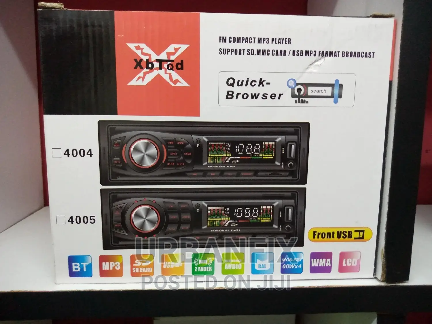 Xplode Car Radio With Bluetooth, FM, USB, Aux