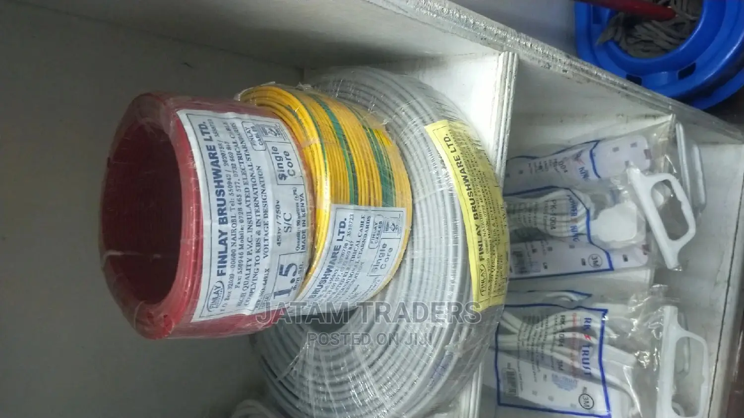 Single Core, 1.5mm Electrical Cable (Finlay) 90m Roll