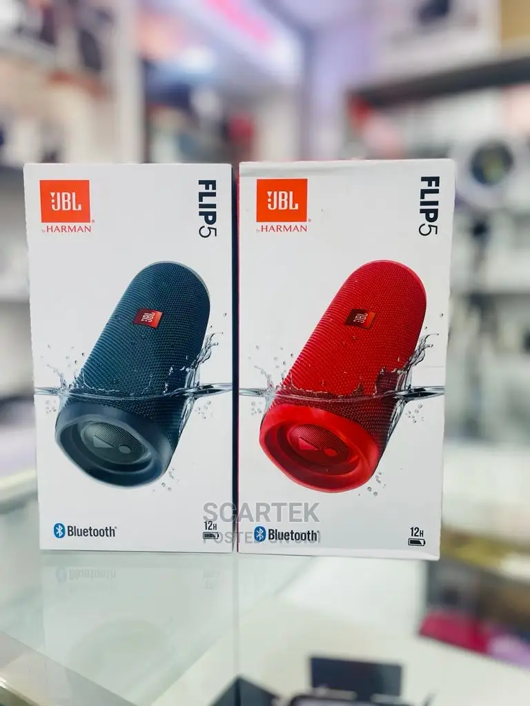 Flip 5 by JBL Harman (Black Red)