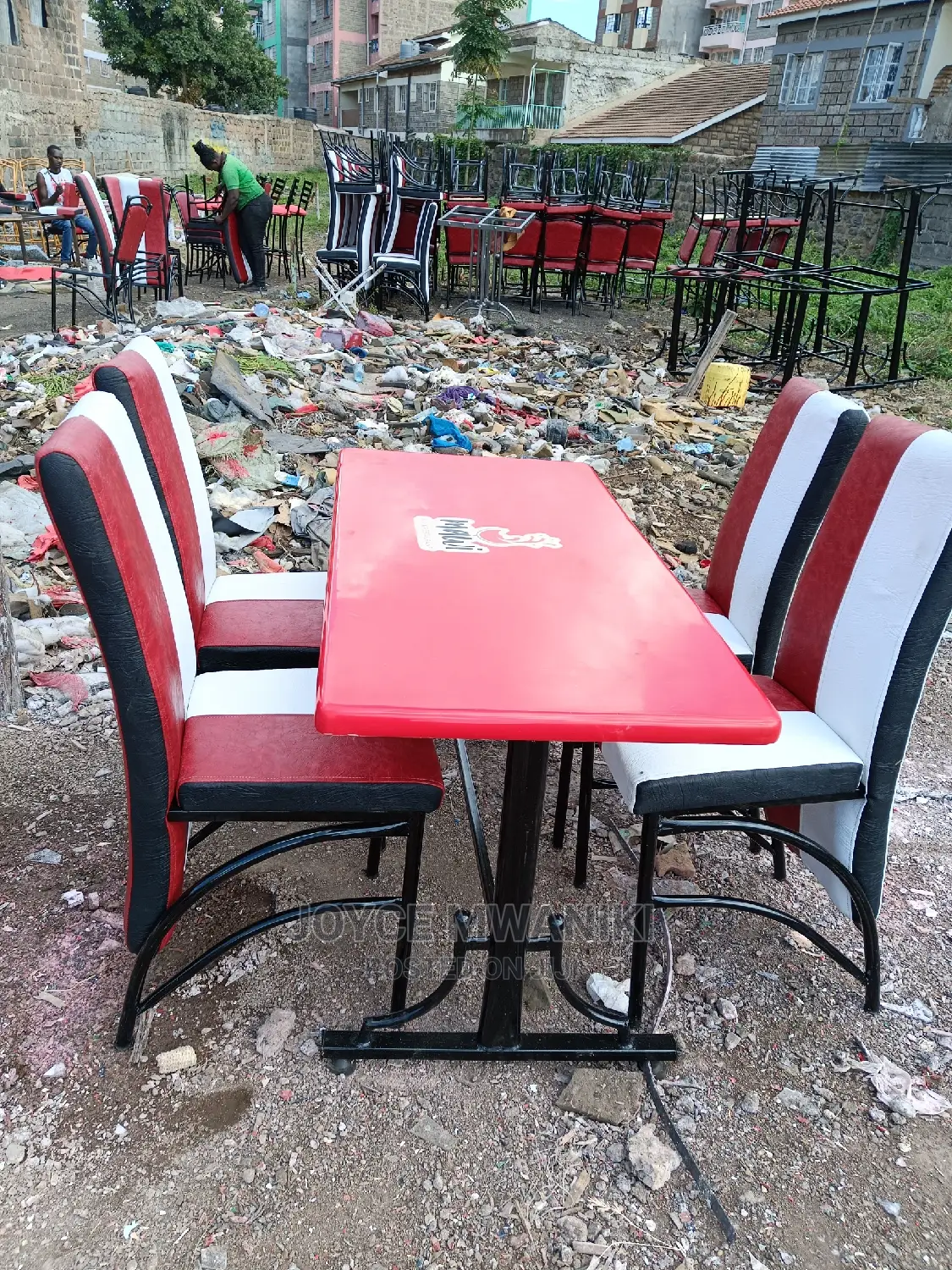 Restaurant Set of Executive Chairs and Table