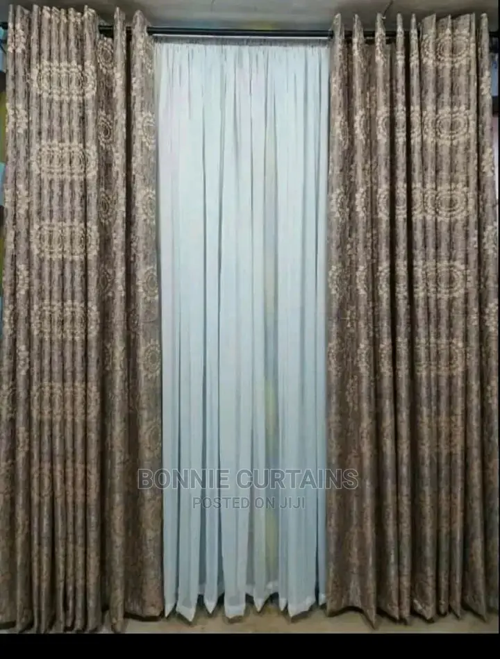 Curtains. Shears Rings Tape and Curtains Rods Available