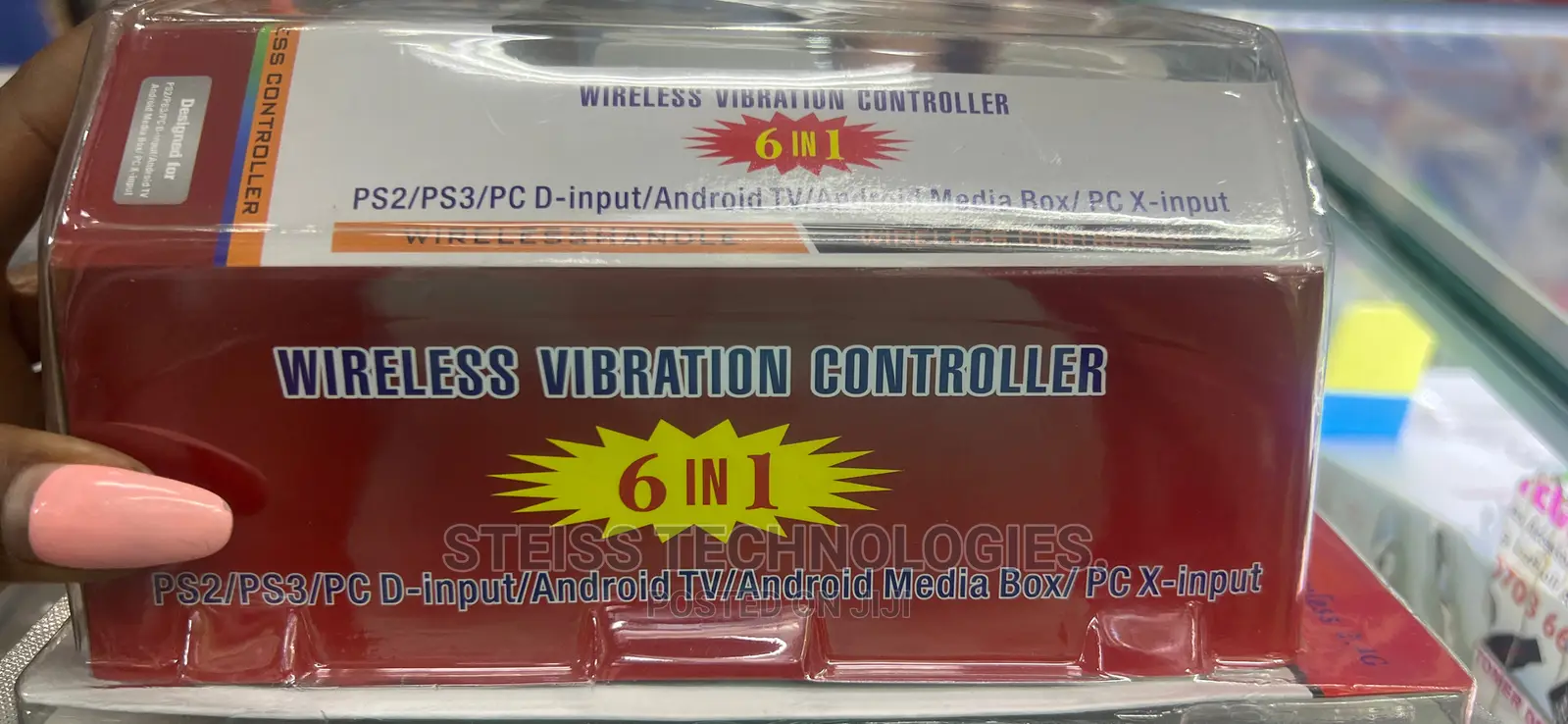 Wireless Vibration Controller.