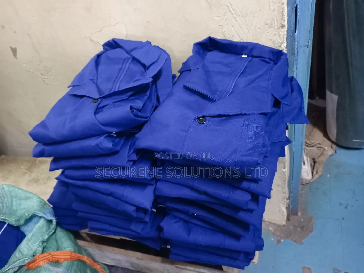 Dust Coat Fashion Comfy Royal Blue Cotton Dust-coat